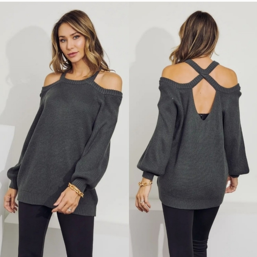 Dust Off Your Shoulders Sweater